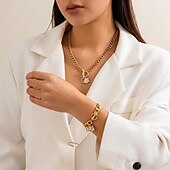 abordables Colliers-Collier Pendentif Résine Femme Elégant Le style mignon Romantique Multirang Trèfle Mignon Irrégulier Colliers Tendance Pour Mariage Soirée du quotidien