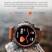 Χαμηλού Κόστους Smartwatch-696 LC313 Εξυπνο ρολόι 1.43 inch Έξυπνο ρολόι Bluetooth ΗΚΓ + PPG Βηματόμετρο Υπενθύμιση Κλήσης Συμβατό με Android iOS Γυναικεία Άντρες Κλήσεις Hands-Free Υπενθύμιση Μηνύματος IP 67 Θήκη ρολογιού 46mm