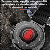 preiswerte Intelligente Armbänder-696 EX103 Smartwatch 1.55 Zoll Smart-Armband Bluetooth Schrittzähler Anruferinnerung Schlaf-Tracker Kompatibel mit Android iOS Herren Freisprechanlage Nachrichterinnerung IP 67 47mm Uhrengehäuse
