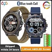 Χαμηλού Κόστους Smartwatch-696 LC313 Εξυπνο ρολόι 1.43 inch Έξυπνο ρολόι Bluetooth ΗΚΓ + PPG Βηματόμετρο Υπενθύμιση Κλήσης Συμβατό με Android iOS Γυναικεία Άντρες Κλήσεις Hands-Free Υπενθύμιση Μηνύματος IP 67 Θήκη ρολογιού 46mm