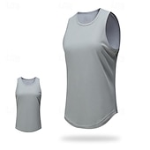 abordables Camisetas y Tops de Correr-Mujer Camiseta sin mangas de entrenamiento Camiseta sin mangas Running Camiseta sin mangas de gimnasio Sin Mangas Chalecos Casual Ropa Deportiva Transpirable Secado rápido Suave Entrenamiento de