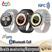 Χαμηλού Κόστους Smartwatch-696 QW49 Εξυπνο ρολόι 1.39 inch Έξυπνο ρολόι Bluetooth ΗΚΓ + PPG Βηματόμετρο Υπενθύμιση Κλήσης Συμβατό με Android iOS Γυναικεία Άντρες Κλήσεις Hands-Free Υπενθύμιση Μηνύματος IP 67 Θήκη ρολογιού 47mm