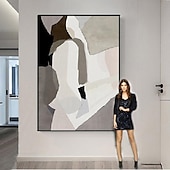 preiswerte Ölgemälde-abstraktes Ölgemälde auf Leinwand handgefertigtes modernes Ölgemälde handgemalt großes Ölgemälde Wandkunst Gemälde für Schlafzimmer Wohnzimmer Kunstwerk Heimdekoration