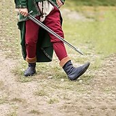 olcso Középkori-Középkori Reneszánsz Cipők Lapos jazz csizma Viking Keresztes lovag Valhalla Férfi Álarcos mulatság Buli / Este LARP Ren Faire Felnőttek Cipők