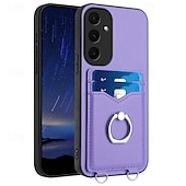 levne Pouzdra pro Samsung-telefon Carcasă Pro Samsung Galaxy S24 Ultra Plus S23 Ultra Plus S22 Plus Ultra A55 A35 A25 A15 5G A54 A34 A14 A53 A33 A23 A13 S25 Ultra Zadní kryt Držák na prsteny Slot pro kartu Nárazuvzdorné Retro