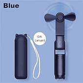 cheap Heating &amp; Cooling-Mini Portable Fan: USB Rechargeable, Quiet Handheld/Desktop Design, Foldable for Office/Home, Powerful 3-Speeds, Ideal for Outdoor Travel, Doubles as Power Bank, Compact Pocket Size