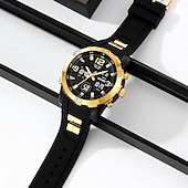 abordables Relojes digitales-SKMEI Hombre Reloj Digital Al Aire Libre Deportes Moda Reloj Casual Luminoso Cronómetro Despertador Calendario TPU Reloj