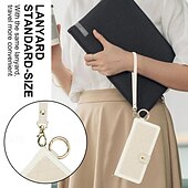 cheap Samsung Cases-Phone Case For Samsung Galaxy Z Fold 6 Z Fold 5 Z Fold 4 Z Fold 3 Back Cover with Stand Holder Magnetic with Lanyard Retro TPU PU Leather