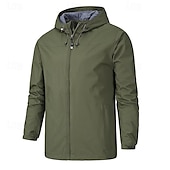 abordables Softshell, polares y chaquetas de montaña-Hombre Chaqueta de Esquí Al aire libre Impermeable Resistente al Viento Sudadera abrigo de nieve Abrigo de esquí Viaje Negro Verde Ejército Azul Azul Oscuro