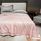 billiga Elitkollektion-mulberry siden täcke sommar kylande 60-tal tencel jacquard täcke bekväm filt