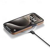 お買い得  iPhone用ケース-電話 ケース 用途 iPhone 16 iPhone 15 プロマックスプラス iPhone 14 13 12 11 Pro Max Plus バックカバー スタンド付き 磁石バックル ワイヤレス充電をサポート レトロ風 TPU PC PUレザー