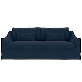 cheap Sofa Cover-3 Seater Velvet Sofa Cover Solid Color Quilted Velvet Slipcovers FARcover LITB PRIME cover