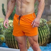 Недорогие Беговые шорты-Муж. Шорты для бега Шорты для занятий в спортивном зале Толстовки Карман Кулиска Эластичный пояс Шорты на открытом воздухе Для занятий спортом Атлетический Быстровысыхающий Легкость Мягкий