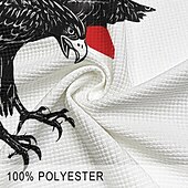 halpa Miesten eläinprinttipoolo-Miesten veteraanit Patriotismi Vohveli poolopaidat Golfpaita Lyhythihainen Poolopaidat Kauluspaidat Katuvaatteet Lomavaatteet Juhla-asut Napit 3D-tulostus Kesä Kevät Valkoinen