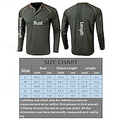 cheap Casual Henley Tee-Men&#039;s Henley Shirt Tee Top Color Block Crewneck Outdoor Casual Long Sleeve Button Front Pocket Clothing Apparel Fashion Designer Comfortable
