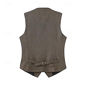 levne oblečení-Retro Řvoucí 20s 20. léta 20. století Úbory Vesta Sada příslušenství Gentleman Gangster Pánské předvečer Všech svatých Karneval Nový rok Karneval Večírek Plesová maškaráda Dospělé Nákrčník Vesta