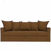 cheap Sofa Cover-Sofa Cover 100% Cotton Solid Color Quilted Cotton Slipcovers HOLcover LITB PRIME cover