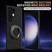 preiswerte Samsung-Handyhülle-Handyhülle für Samsung Galaxy S25 Ultra Rückenschale mit Ständerhalter Unterstützung für kabelloses Laden Schlagfest PC Metall