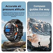 Χαμηλού Κόστους Smartwatch-696 GS500 Εξυπνο ρολόι 1.43 inch Έξυπνο ρολόι Bluetooth Βηματόμετρο Υπενθύμιση Κλήσης Παρακολούθηση Ύπνου Συμβατό με Android iOS Γυναικεία Άντρες Κλήσεις Hands-Free Υπενθύμιση Μηνύματος IP 67