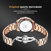 cheap Quartz Watches-OLEVS Men Quartz Watch Outdoor Fashion Casual Wristwatch Luminous Calendar Waterproof Decoration Steel Watch