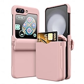 Χαμηλού Κόστους Samsung Θήκη-τηλέφωνο tok Για Samsung Galaxy Z Flip 5 Z Flip 4 Z Flip 3 Πίσω Κάλυμμα Υποδοχή κάρτας Ανθεκτική σε πτώσεις Ρετρό PC