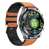 abordables Relojes inteligentes-iMosi ET450 Reloj inteligente 1.39 pulgada Smartwatch Reloj elegante Bluetooth ECG + PPG Monitoreo de temperatura Podómetro Compatible con Android iOS Mujer Hombre Larga espera Llamadas con Manos