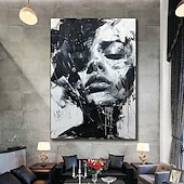 preiswerte Ölgemälde-abstrakte Dame Malerei handgemalte Frau Gesicht Ölgemälde Kunstwerk Frau Leinwand Dekor handgemalte Wandkunst Frau Meer Sturm Leinwand Ölgemälde Kunst gesichtslose Porträt Malerei nackt Ölgemälde