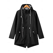 cheap Outdoor Jackets-Women's Hiking Raincoat Raincoat Outdoor Waterproof Quick Dry Lightweight Jacket Camping / Hiking / Caving Traveling Blue Black Yellow Pink Red