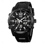 abordables Relojes digitales-SKMEI Hombre Reloj Digital Al Aire Libre Deportes Moda Reloj Casual Luminoso Cronómetro Despertador Calendario TPU Reloj
