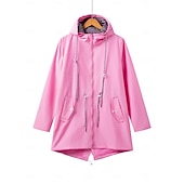 cheap Outdoor Jackets-Women's Hiking Raincoat Raincoat Outdoor Waterproof Quick Dry Lightweight Jacket Camping / Hiking / Caving Traveling Blue Black Yellow Pink Red