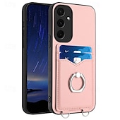 levne Pouzdra pro Samsung-telefon Carcasă Pro Samsung Galaxy S24 Ultra Plus S23 Ultra Plus S22 Plus Ultra A55 A35 A25 A15 5G A54 A34 A14 A53 A33 A23 A13 S25 Ultra Zadní kryt Držák na prsteny Slot pro kartu Nárazuvzdorné Retro