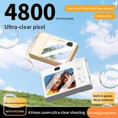 abordables Caméras d&#039;action-Nouvelle caméra étudiant rétro ccd carte machine appareil photo reflex d&#039;entrée de gamme 4k haute pixel double caméra lumière de remplissage