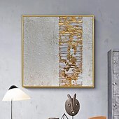 preiswerte Ölgemälde-abstraktes goldenes Ölgemälde auf Leinwand, handgefertigt, modernes Ölgemälde, handgemalt, großes abstraktes Ölgemälde, Wandkunst, Gemälde für die Heimdekoration