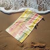 levne sady plážových ručníků-barevná plážová osuška 100% mikrovlákno pohodlné přikrývky nadrozměrná plážová osuška, 35&quot; x 70&quot;, velká koupací osuška pro dospívající dospělé, rychleschnoucí, savá, měkká, všestranná na cesty, do