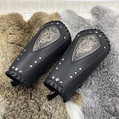 ieftine armură-Punk și gotic Medieval Renascentist Costum Cosplay Arme si Armuri Brățară Războinic Fecioara scutului Bărbați Viching Carnaval Mascaradă Scenă Târgul Renașterii LARP Adulți Brățări 1 bretele pentru