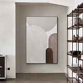 preiswerte Ölgemälde-abstraktes Ölgemälde auf Leinwand handgefertigtes modernes Ölgemälde handgemalt großes Ölgemälde Wandkunst Gemälde für Schlafzimmer Wohnzimmer Kunstwerk Heimdekoration
