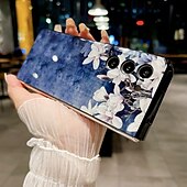 رخيصةأون جراب سامسونج-هاتف غطاء من أجل سامسونج جالاكسي زي فولد 6 Z Fold 5 Z Fold 4 Z Fold 3 غطاء خلفي نحيل جداً ضد الصدمات زهرة الأزهار TPU