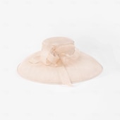 abordables Fascinateurs &amp; Chapeaux-Élégant Rétro Vintage Derby accessoire Chapeau Chapeau d'église Dame Noble Déguisement Femmes Saint-Valentin Derby Fête de mariage Foulard Adulte Chapeau Printemps &amp; Été