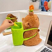 halpa Järjestelyratkaisut-1kpl monitoiminen auton roskakori nenärasia söpö capybara design auton sisätilojen säilytystarvikkeet pitämään autosi puhtaana ja järjestyksessä