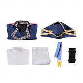 رخيصةأون أزياء-عتيق / معتق روكوكو العصر النابليوني معطف بنطلون ملابس نابليون ملابس تنكرية رجالي رويال عيد الرعب مهرجان حفلة تنكرية حفل / مساء كرنفال البندقية بالغين ربطة عنق معطف قميص