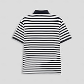 preiswerte Herren Elite Polo-Herren Polo Strick-Polopullover Geschäft Lässig Revers Kurzarm Modern Formell Gestreift Horizontale Streifen Knöpfe Sommer Marineblau Polo