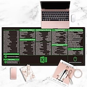 cheap Home Supplies-Anti-Slip Keyboard Pad, Quick Key Super Large Keyboard Anti Slip Pads, Keyboard Anti Slip Pads, Shortcuts Mouse Pad Large Water-Proof with Office Software Shortcuts Pattern