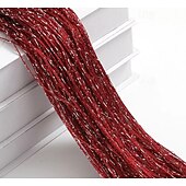 economico Tende macrame e stringa-Tenda con paillettes per decorazioni per la casa per porta, tende a fili per porta, 39x79 pollici sospese, divisorio per camera da letto cieco, soggiorno, pannello a parete per finestra, fondali con