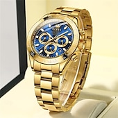 economico Orologi meccanici-Orologio meccanico da uomo OLEVS moda business automatico autopulente luminescente con calendario impermeabile in acciaio