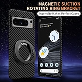 billiga Övriga telefonskal- och fodral-telefon fodral Till Google Pixel 8 Pro Pixel 8 Pixel 7 Pixel 7 Pro Skal med stativ Stöd för trådlös laddning Stötsäker PC Metall