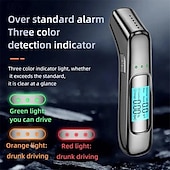 abordables Alarmes pour voiture-Testeur d&#039;haleine d&#039;alcool sans contact, alcoomètre, écran lcd, détecteur d&#039;alcool, précision, outil de diagnostic