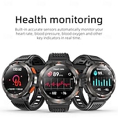 Χαμηλού Κόστους Smartwatch-696 GS500 Εξυπνο ρολόι 1.43 inch Έξυπνο ρολόι Bluetooth Βηματόμετρο Υπενθύμιση Κλήσης Παρακολούθηση Ύπνου Συμβατό με Android iOS Γυναικεία Άντρες Κλήσεις Hands-Free Υπενθύμιση Μηνύματος IP 67