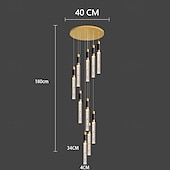 economico Luci a sospensione-lampada a sospensione a led dimmerabile 35/84/50cm 3//5/8/10/12/15/18-luce lampadari di cristallo ingresso incasso plafoniera design cluster soggiorno bancone bar 85-265v dimmerabile solo con