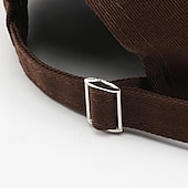 billiga Baseballkeps herr-Herr Basebollkeps Solhatt Trucker Hat Svart Brun Bomull Broderad Mode Ledigt Gata Dagligen Bokstav Justerbara Solskyddskräm Andningsfunktion
