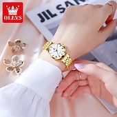 cheap Quartz Watches-New Olevs Olevs Brand Fashion Women&#039;S Quartz Watch Simple Fashion Trend Travel Sports Leisure Waterproof Steel Belt Women&#039;S Wristwatch